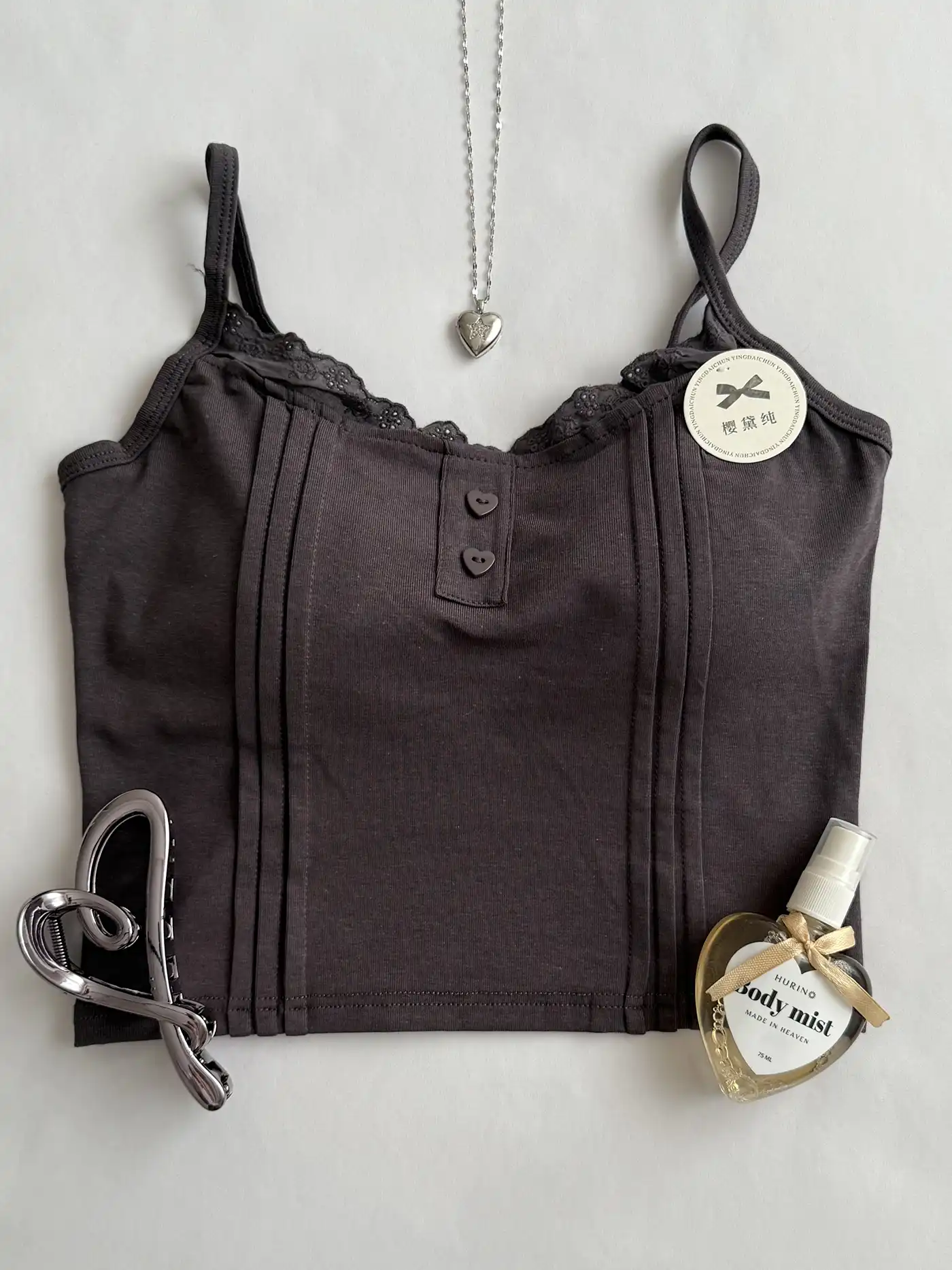 کراپ تاپ دکمه قلبی