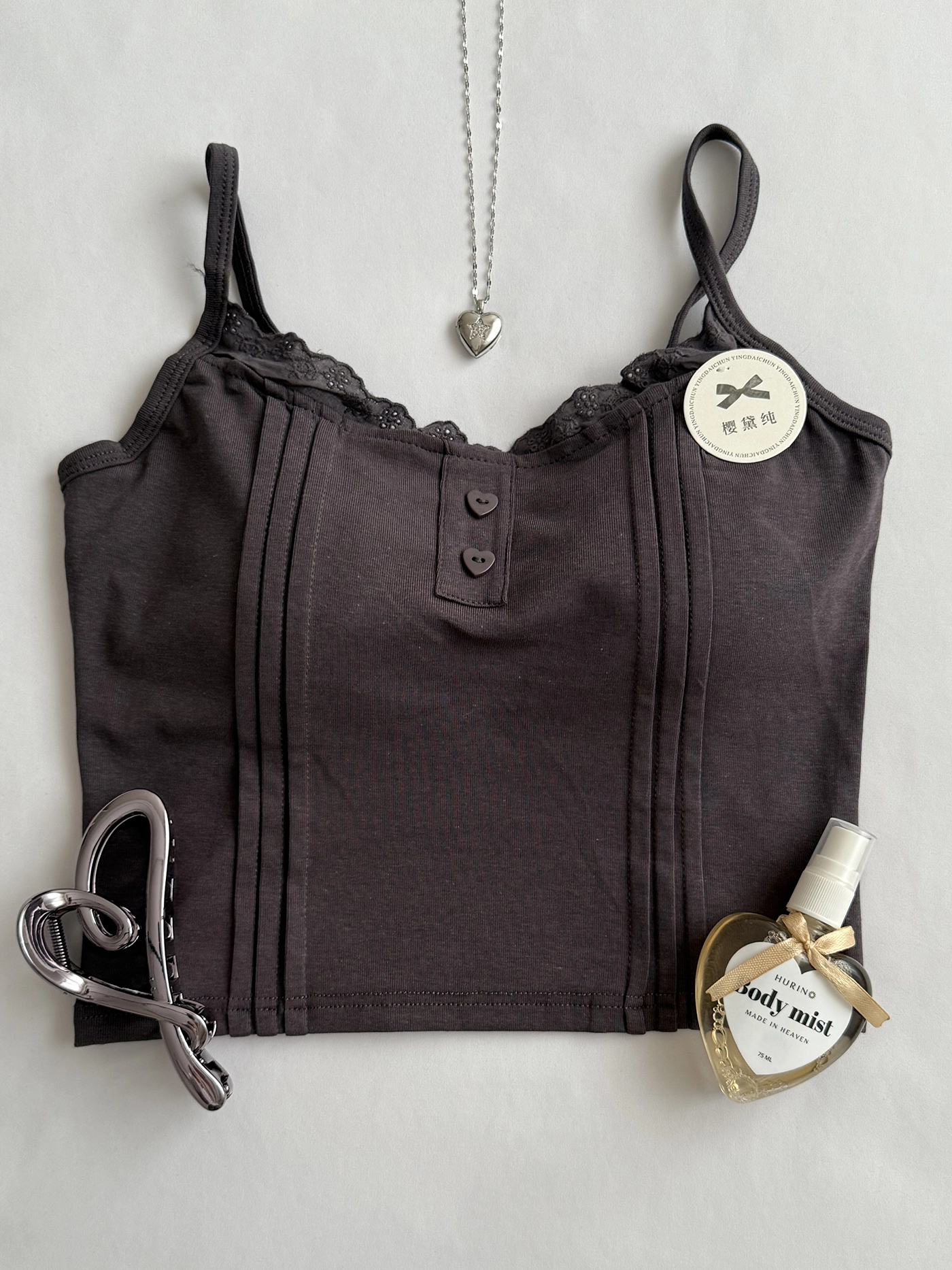 کراپ تاپ دکمه قلبی