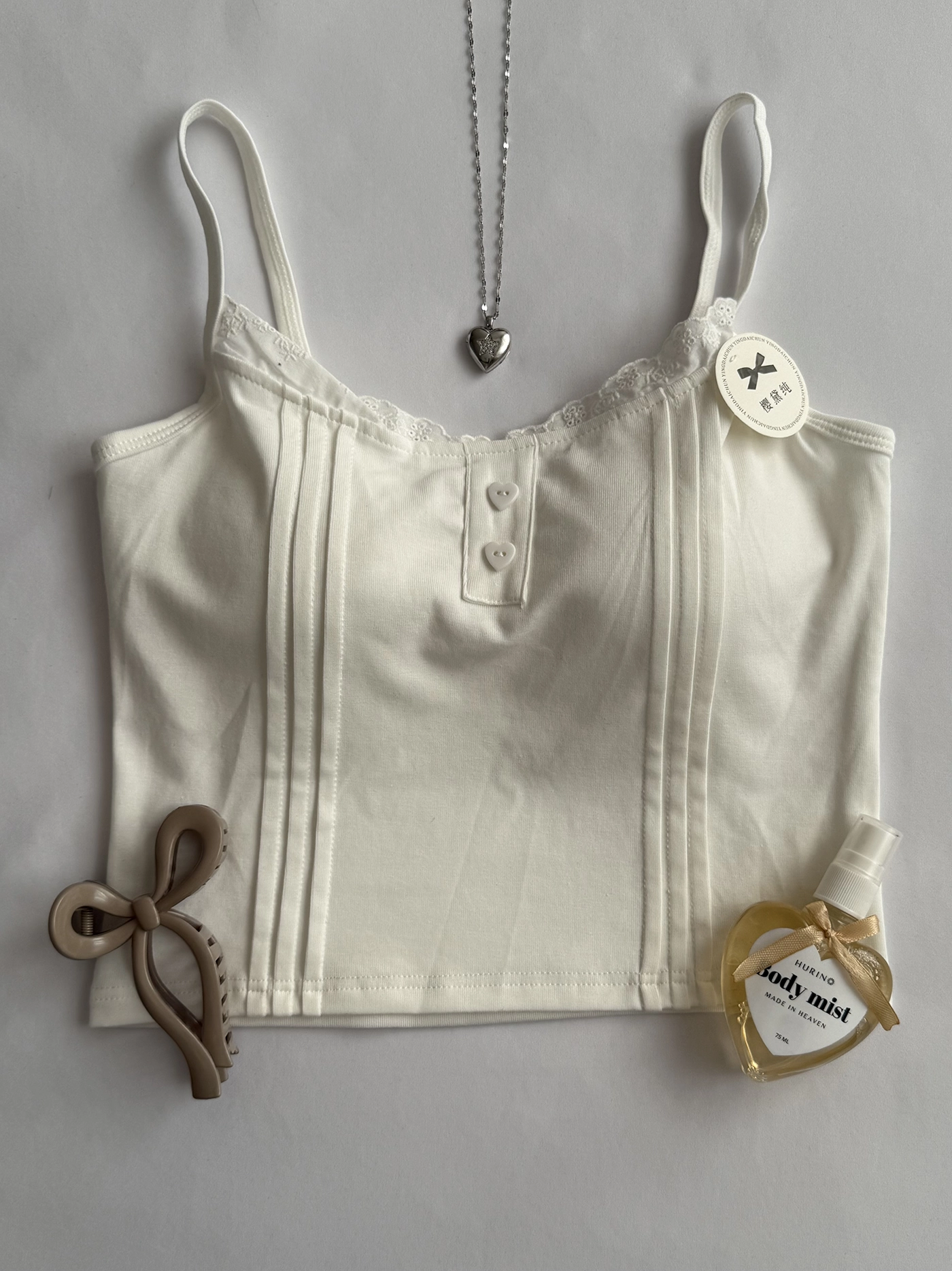 کراپ تاپ دکمه قلبی